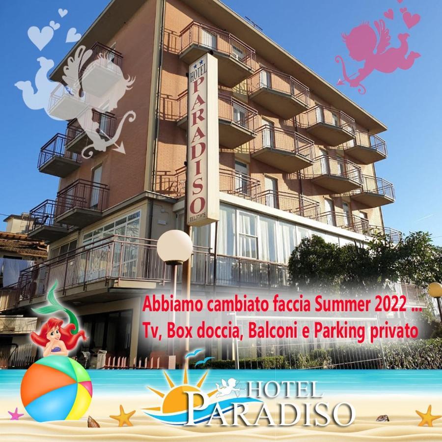 Hotel Paradiso Ріміні Екстер'єр фото